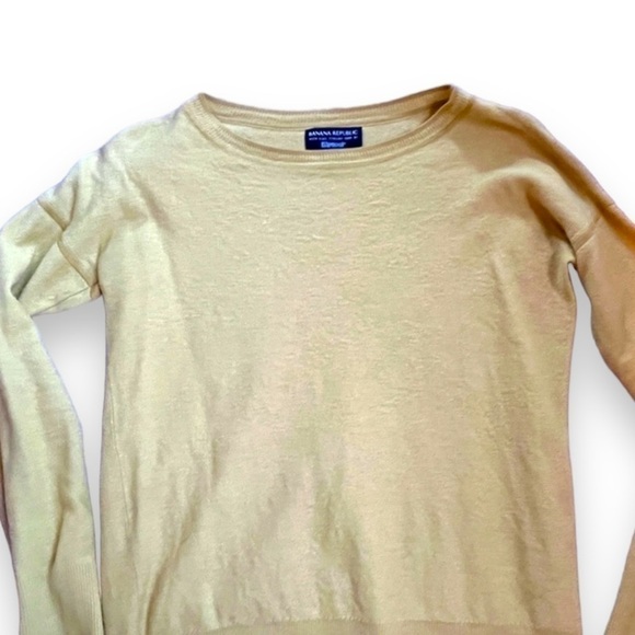 BANANA republic Filpucci pullover yellow sweater size medium - Picture 2 of 3
